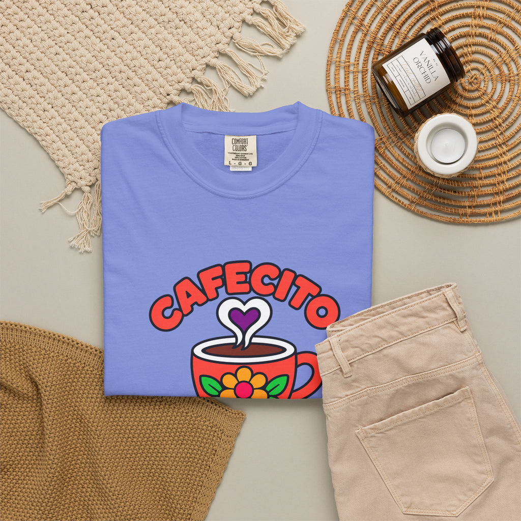Cafecito Y Cultura Heavyweight Tee ☕🌼