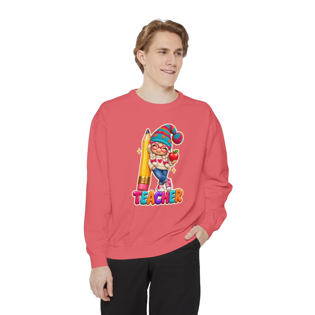 Gnome Teacher Classroom Christmas Holiday Sweatshirt