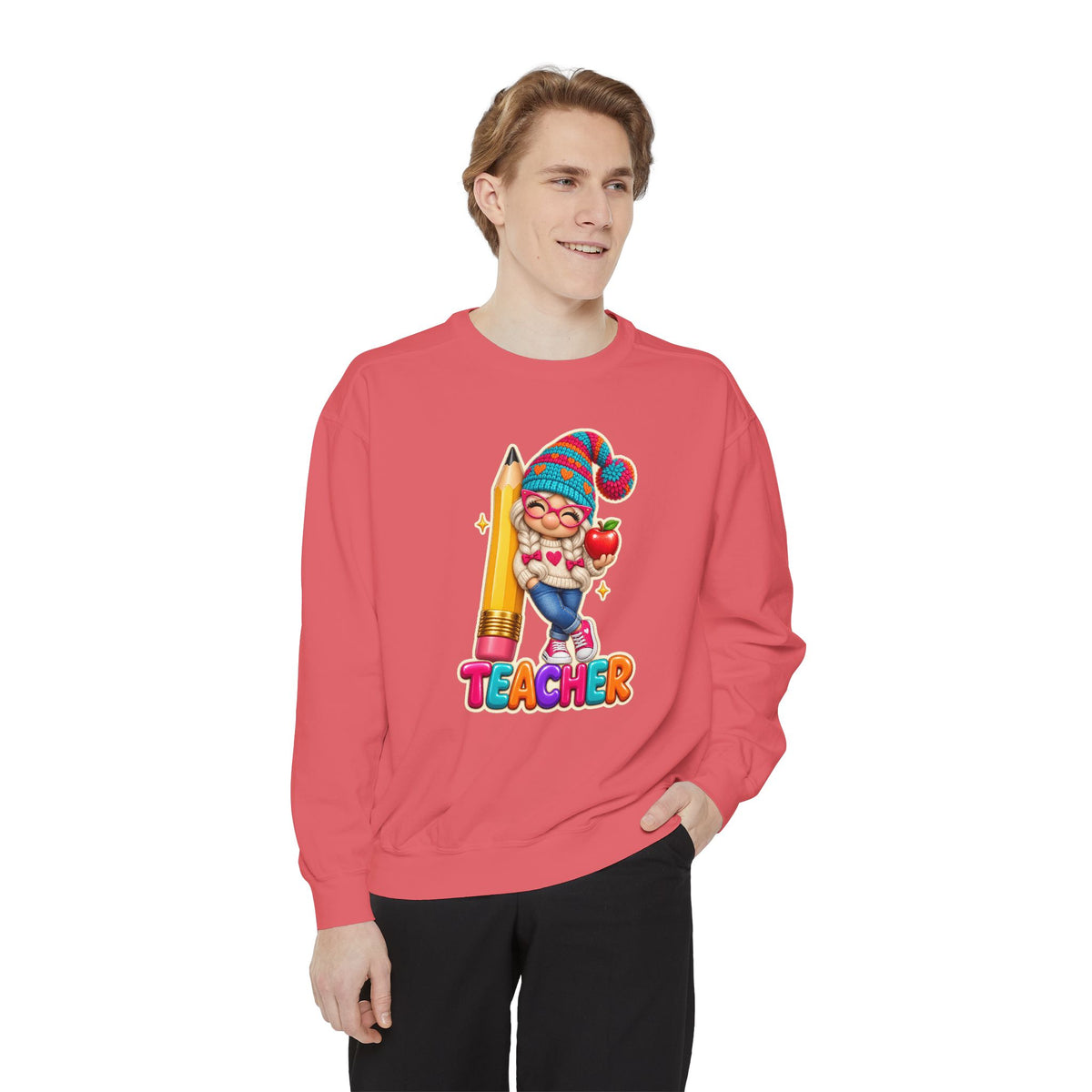 Gnome Teacher Classroom Christmas Holiday Sweatshirt