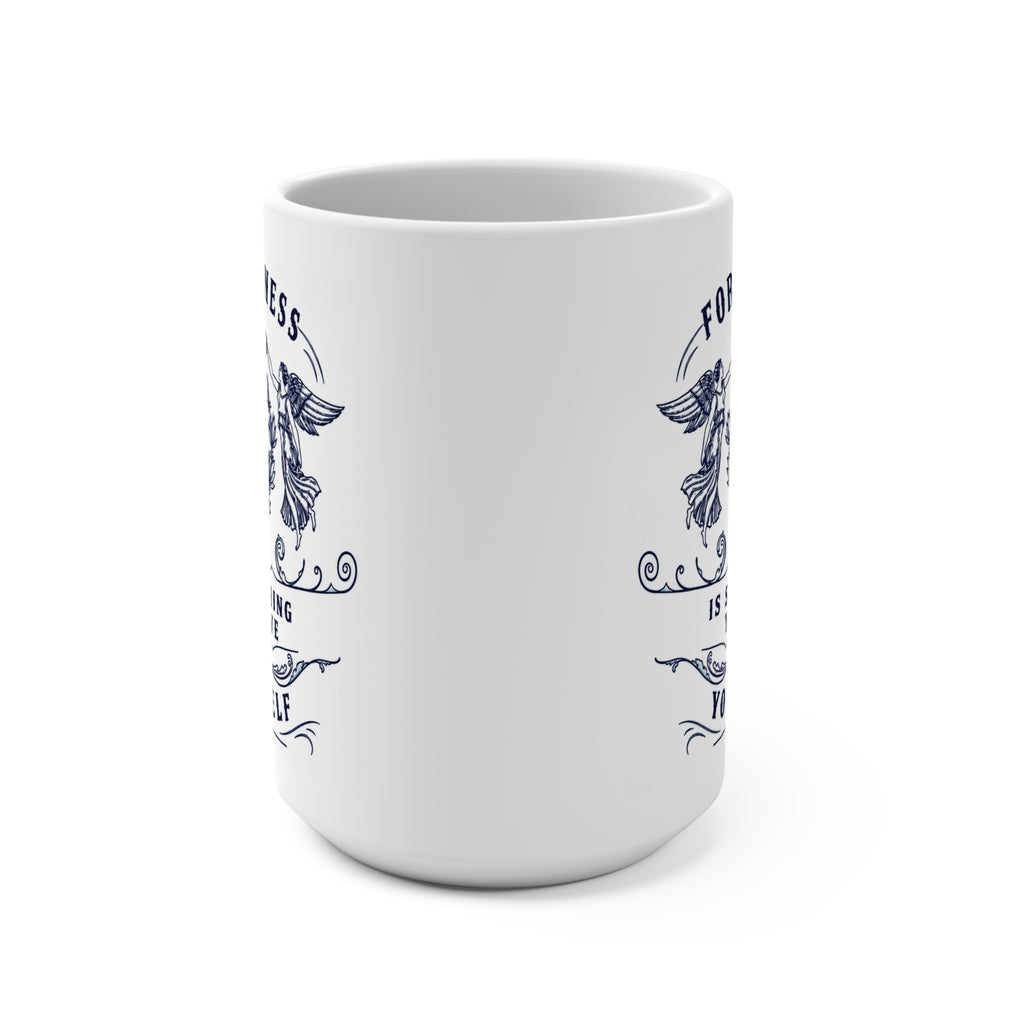Forgiveness Is Something You Give Yourself Mug - 15oz Inspirational Coffee Cup - Self-Healing Gift - Mental Wellness Mug