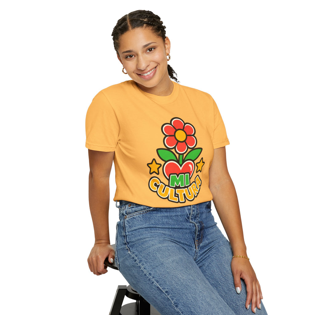 Mi Cultura Latino Heritage Heavyweight Tee 🌺❤️