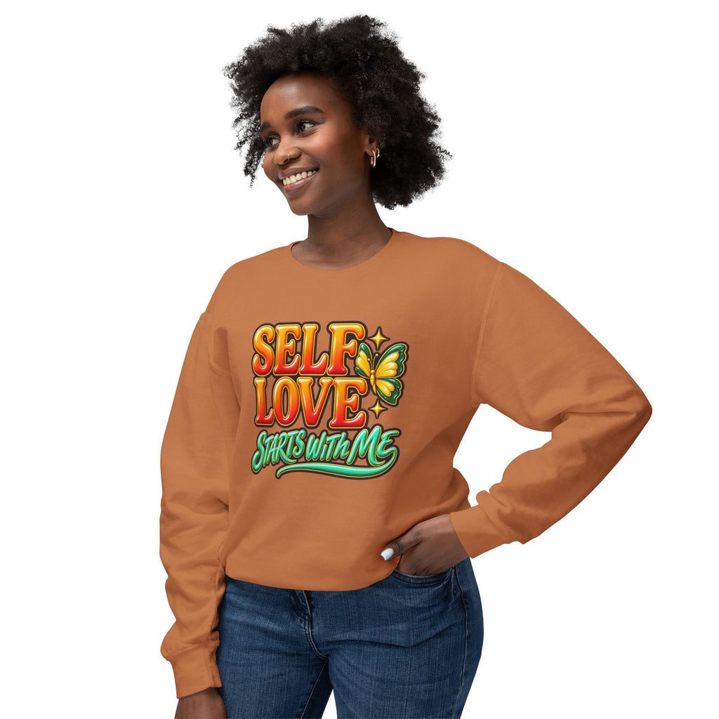 Self Love Starts With Me Crewneck Sweatshirt