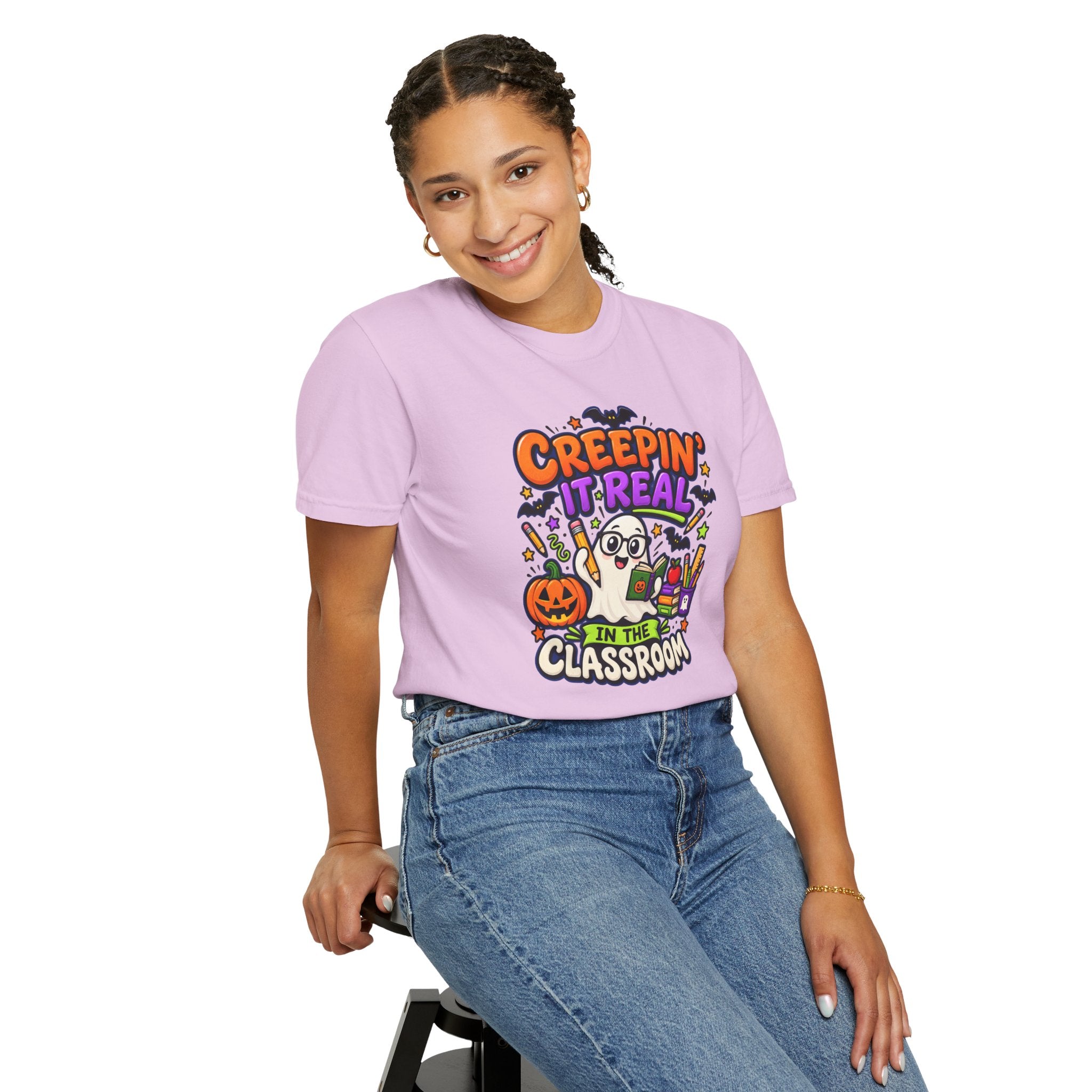 Creepin' It Real in the Classroom Halloween T-Shirt