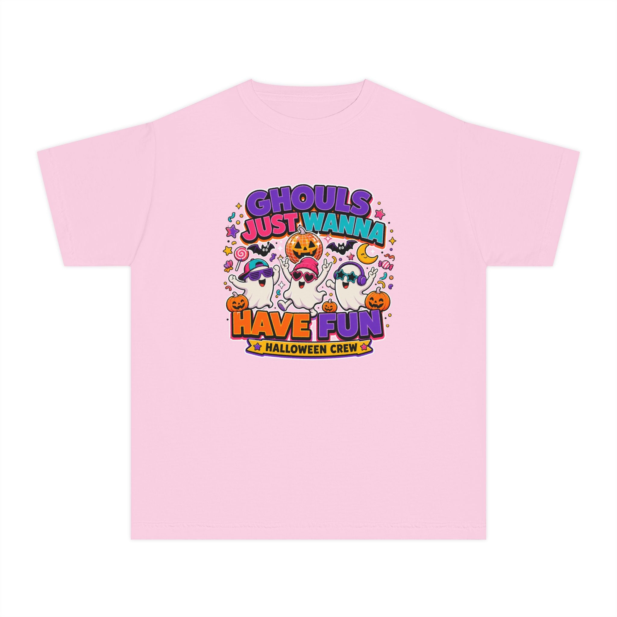 Ghouls Just Wanna Have Fun Youth Halloween Tee 🎃👻