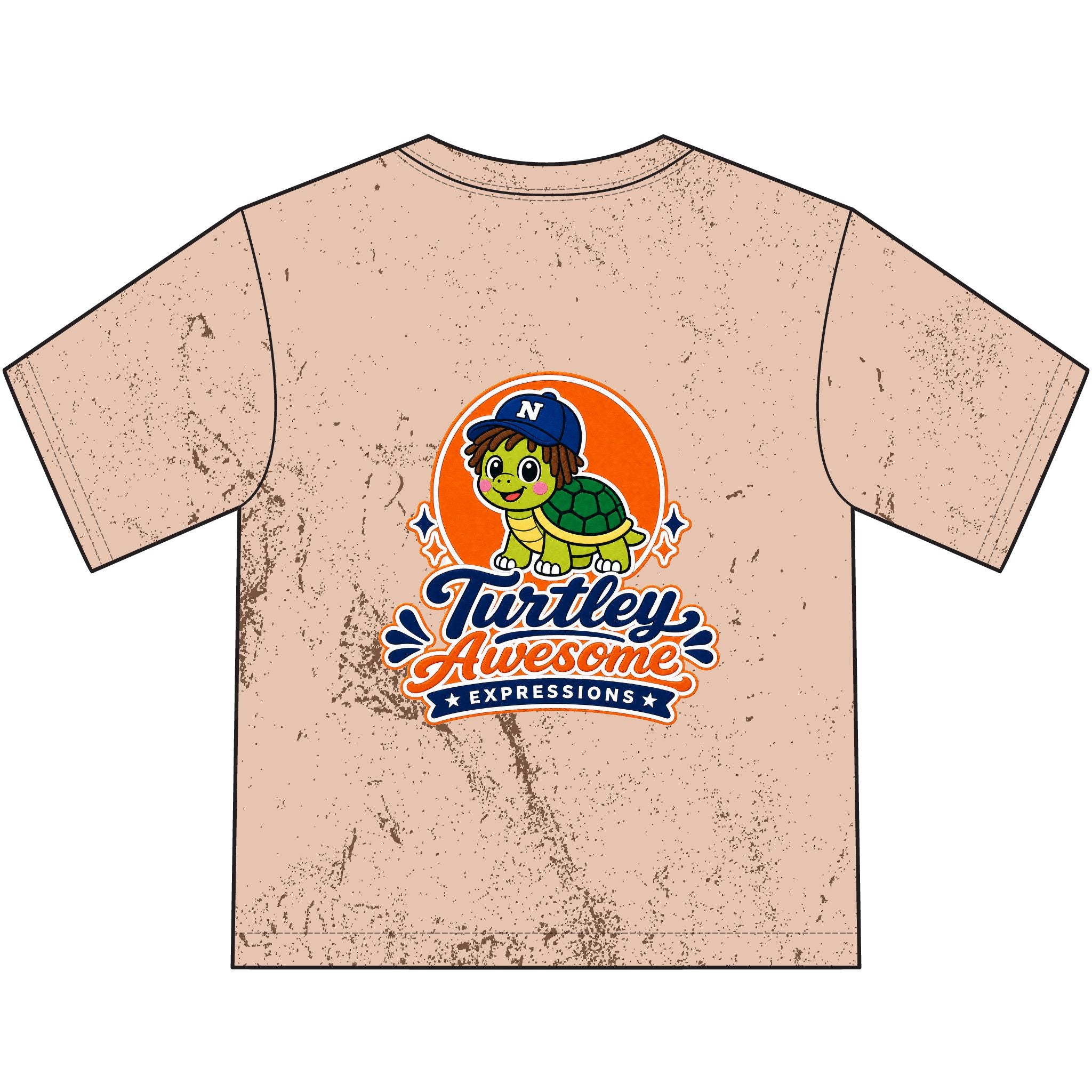 Turtley Awesome Distressed Youth Comfort Colors® Tee 🐢✨