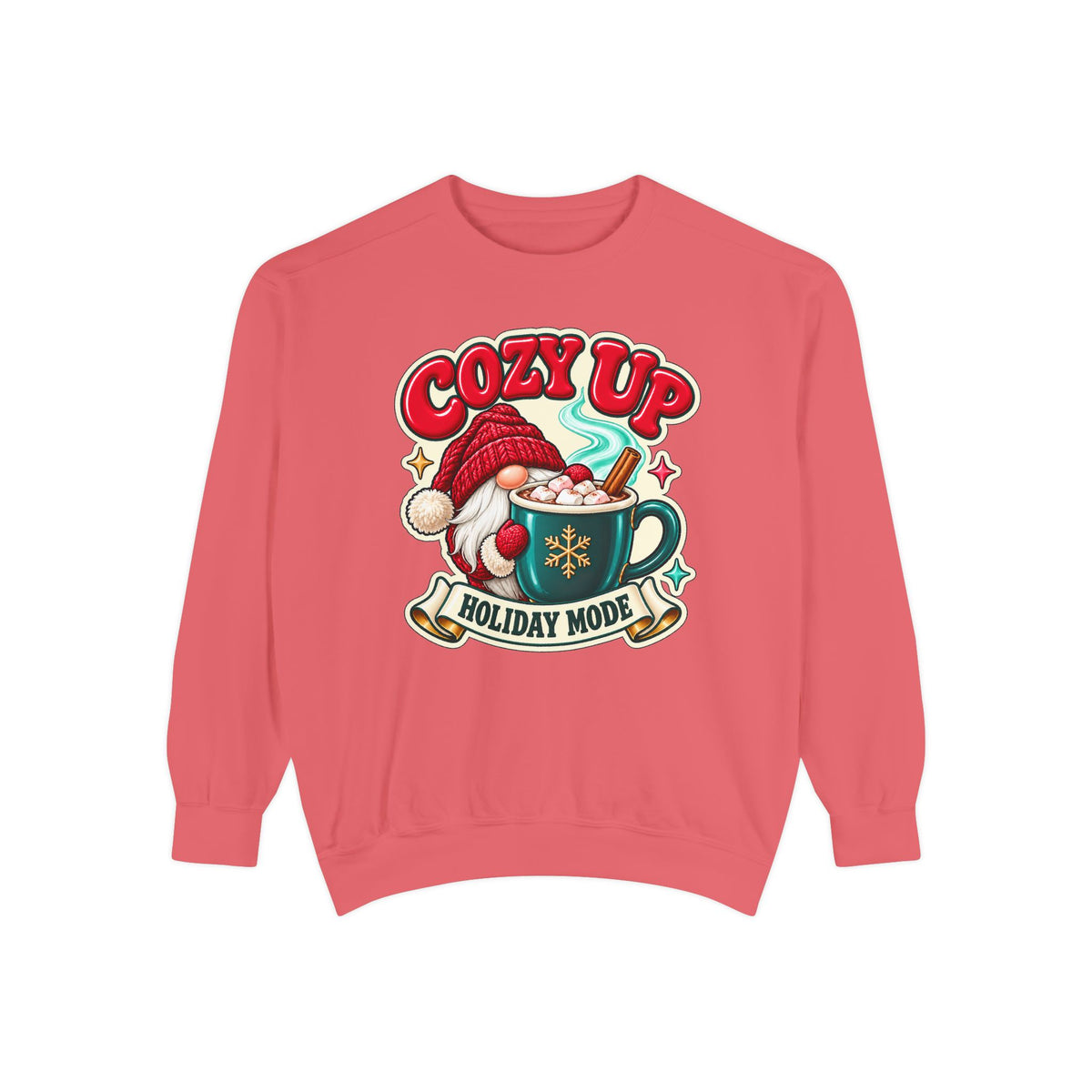 Cozy Up Christmas Mode Gnome Cocoa Sweatshirt