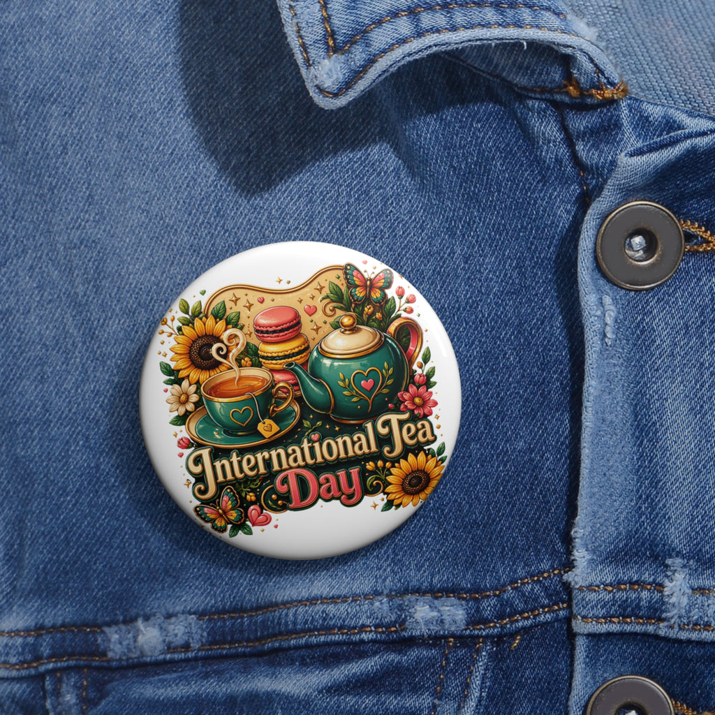 International Tea Day – Floral Tea Lover Boutique Pin