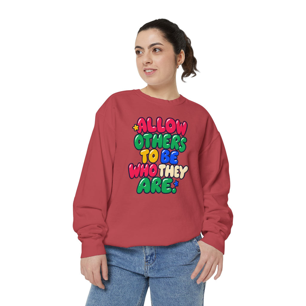 Allow Others to Be Who They Are Sweatshirt | Kindness & Acceptance Crewneck 🌼💛