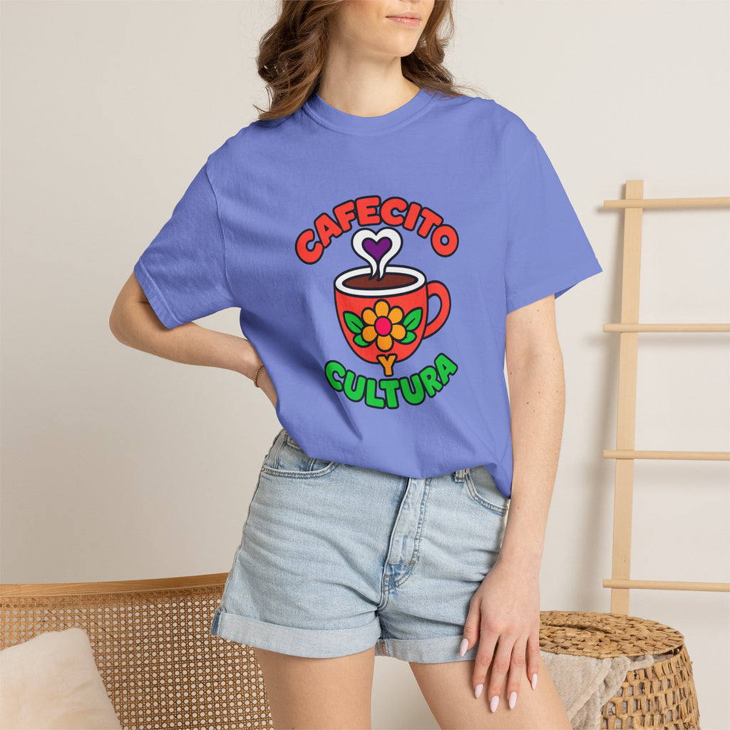 Cafecito Y Cultura Heavyweight Tee ☕🌼