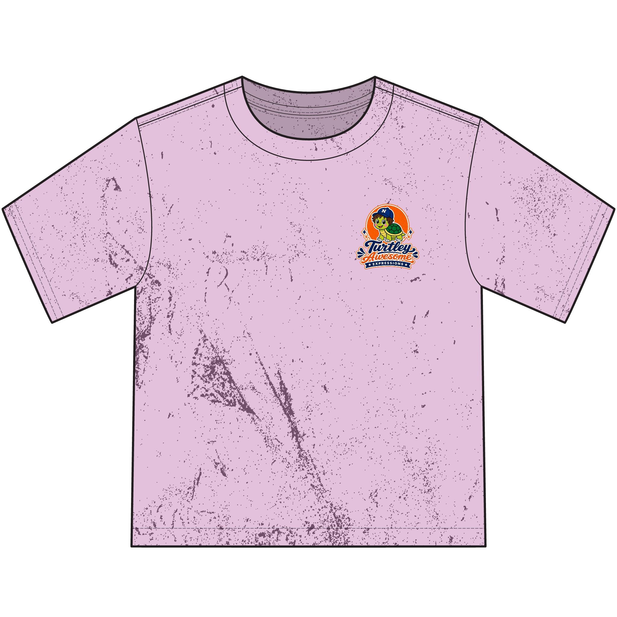 Turtley Awesome Distressed Youth Comfort Colors® Tee 🐢✨