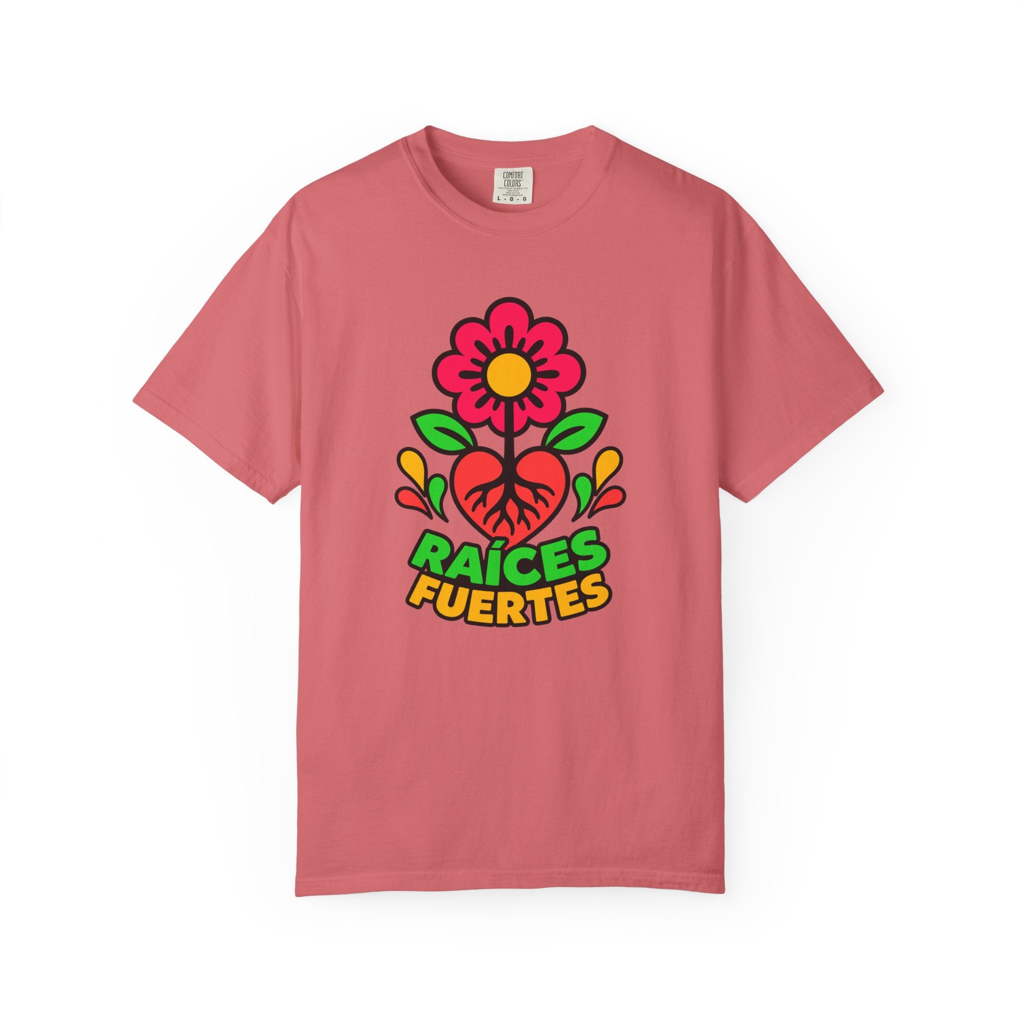 Raíces Fuertes Latino Heritage Heavyweight Tee 🌺❤️