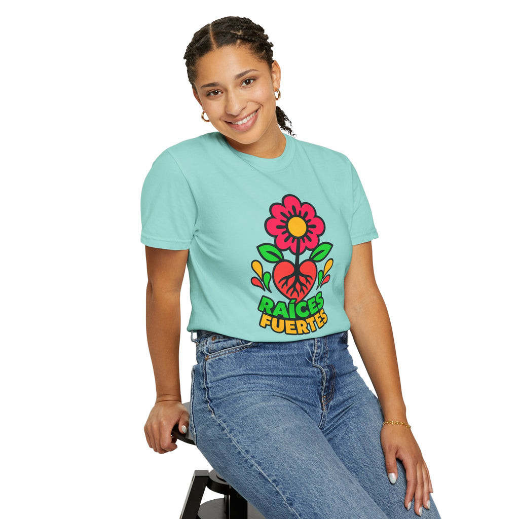 Raíces Fuertes Latino Heritage Heavyweight Tee 🌺❤️