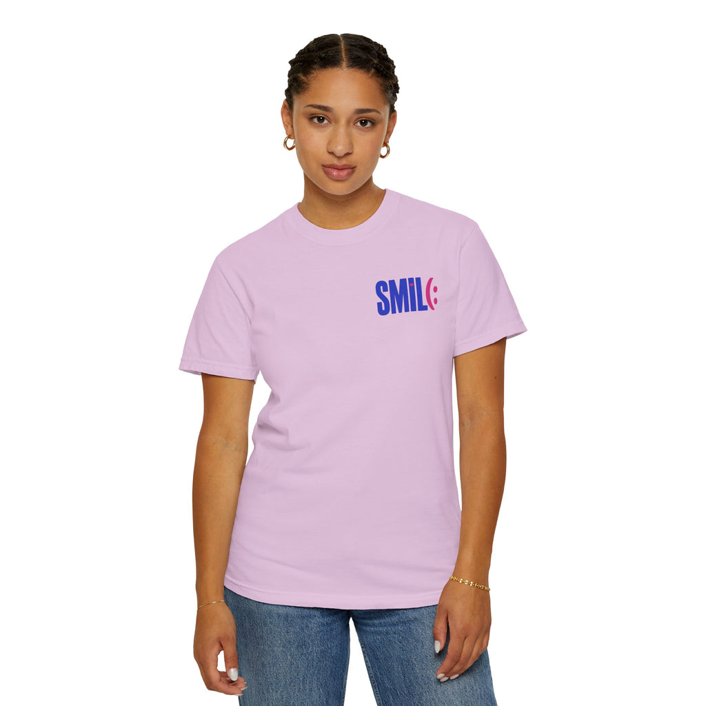 SMIL(: It’s Free Garment-Dyed Graphic Tee