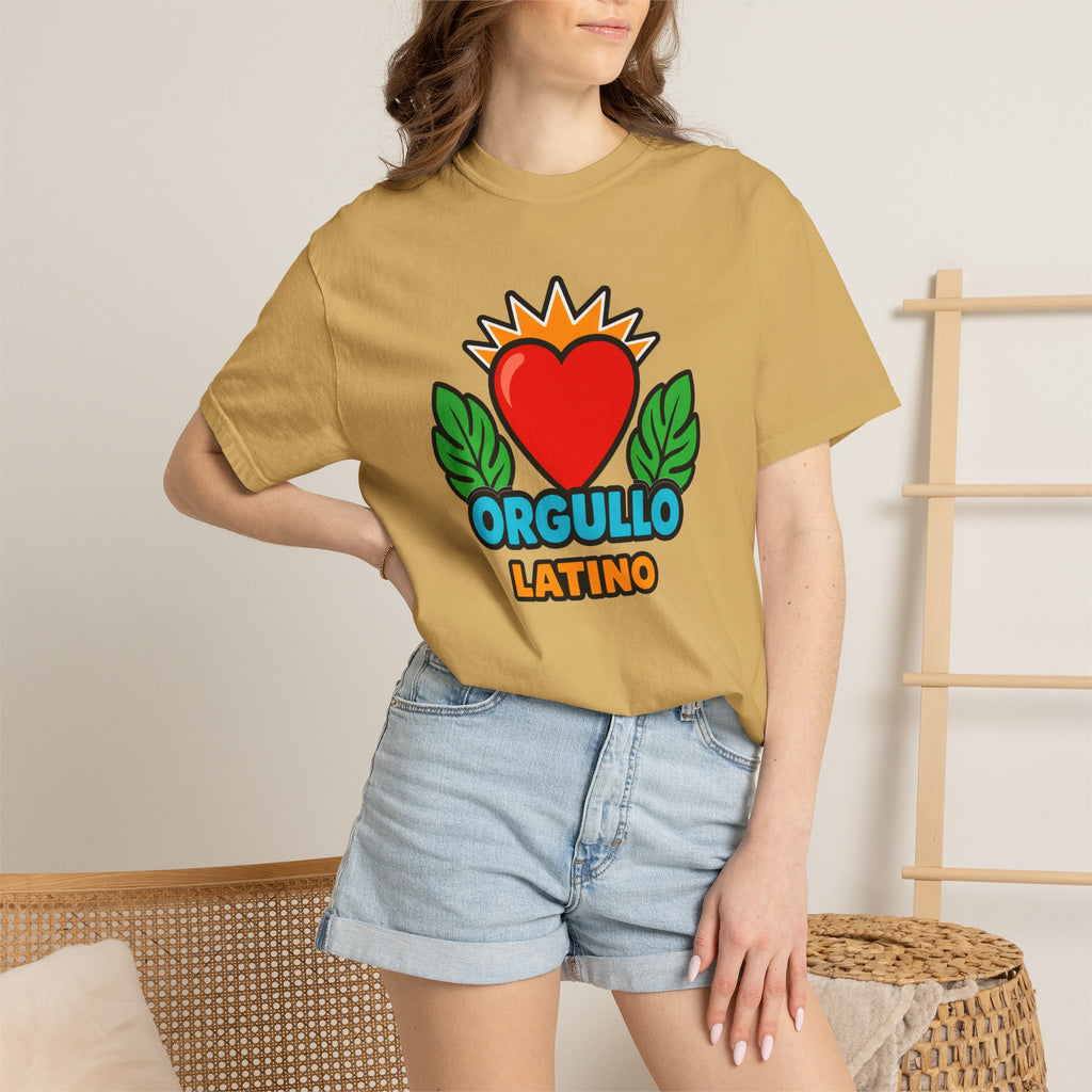 Orgullo Latino Heritage Heavyweight Tee ❤️🌿