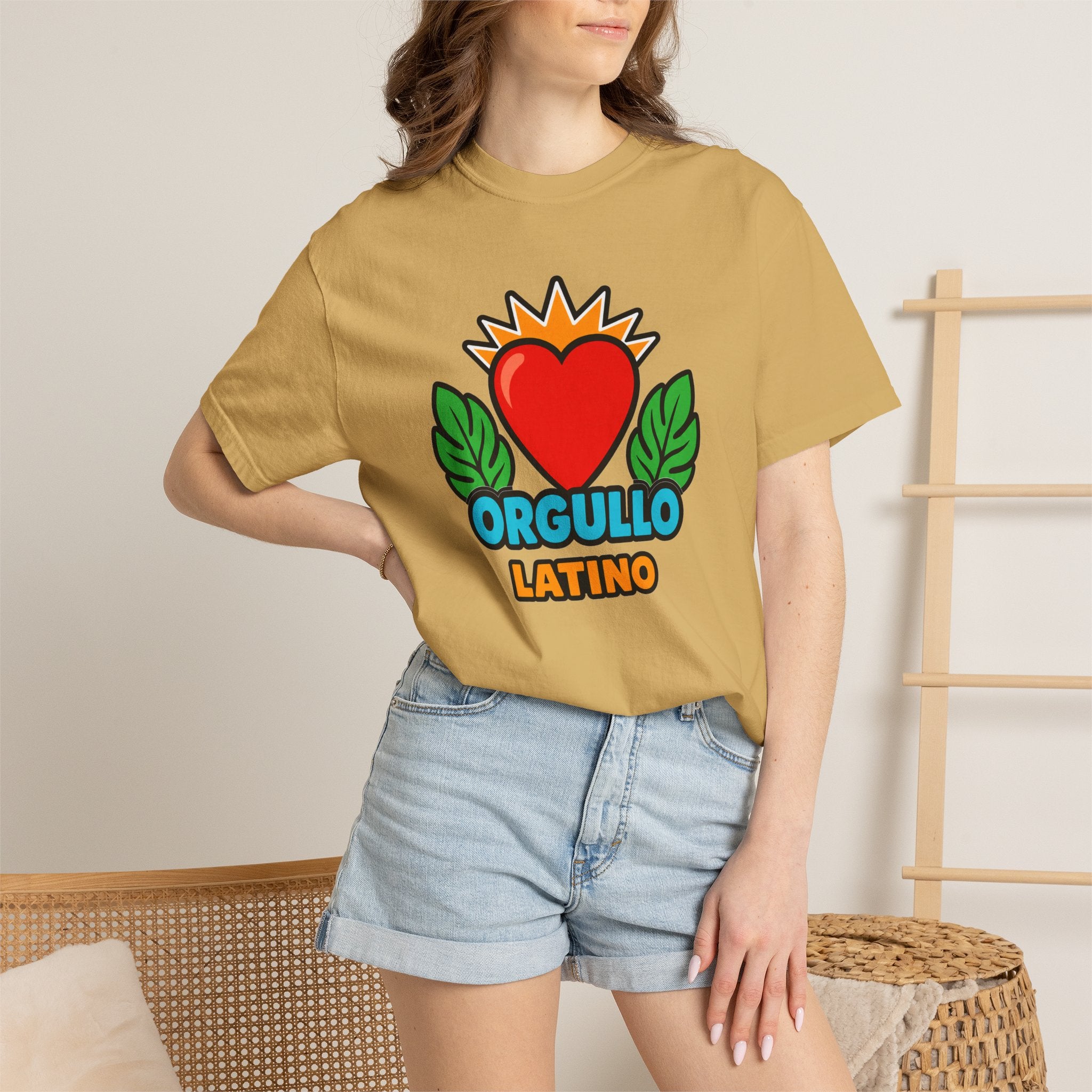 Orgullo Latino Heritage Heavyweight Tee ❤️🌿
