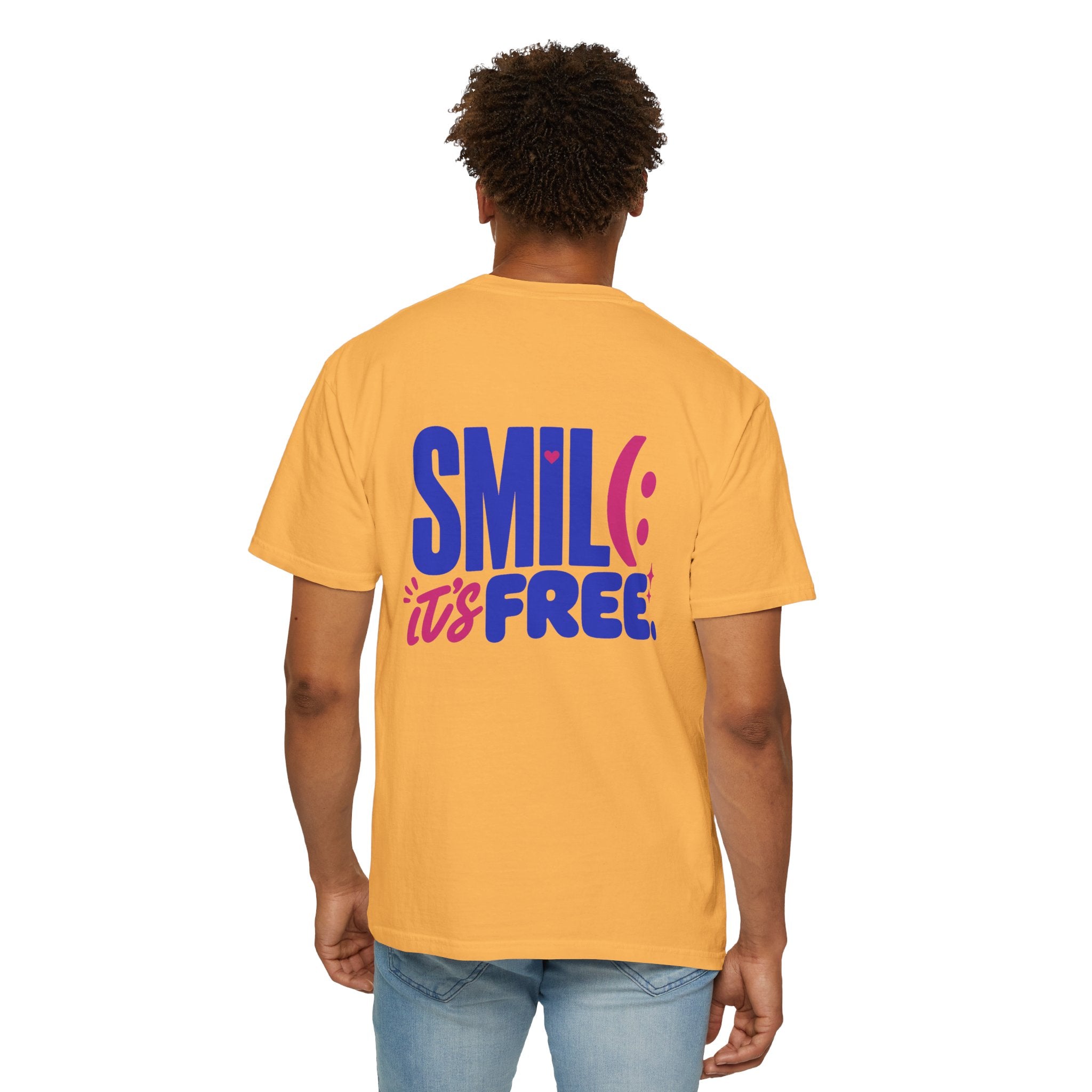 SMIL(: It’s Free Garment-Dyed Graphic Tee