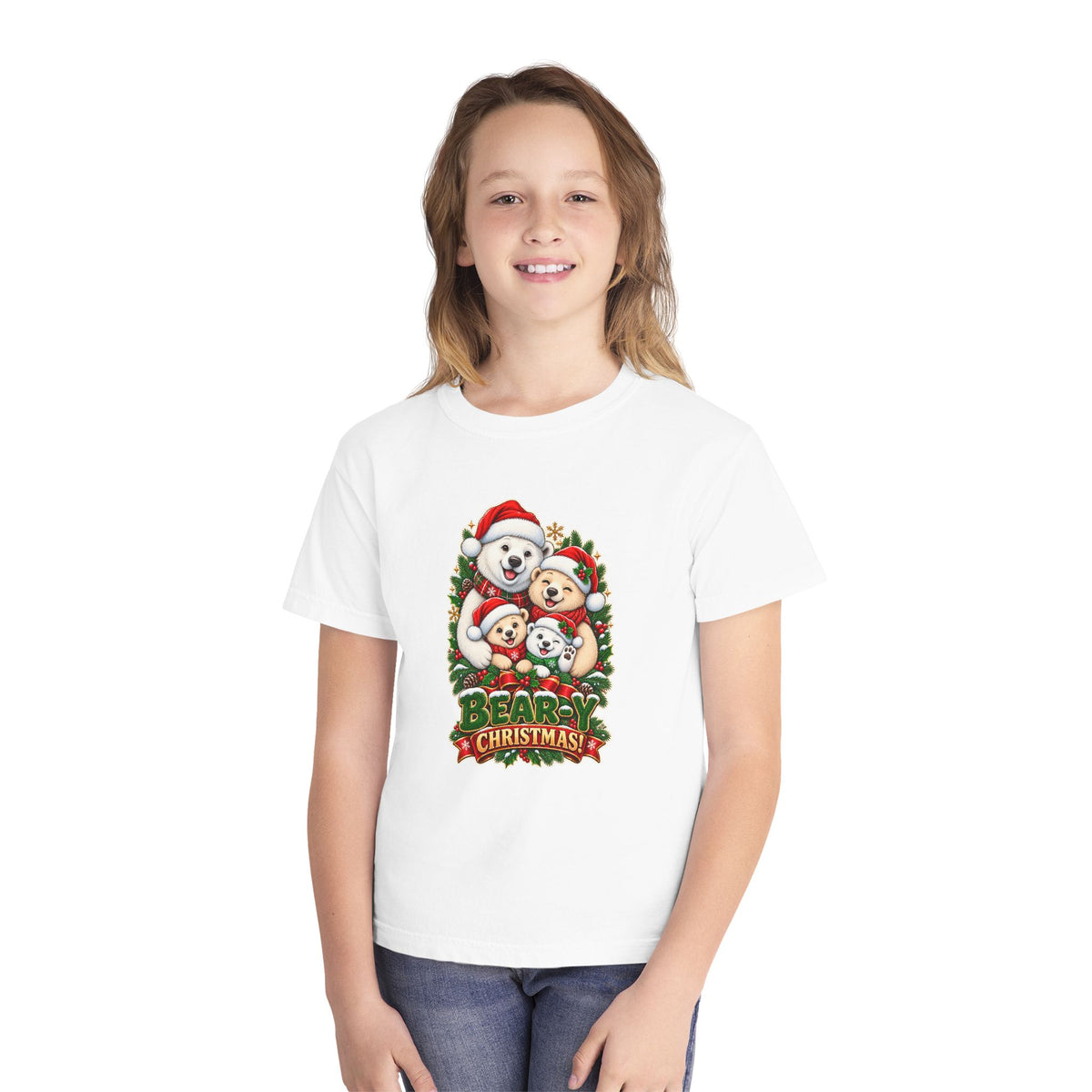 BEAR-Y Christmas Youth Tee