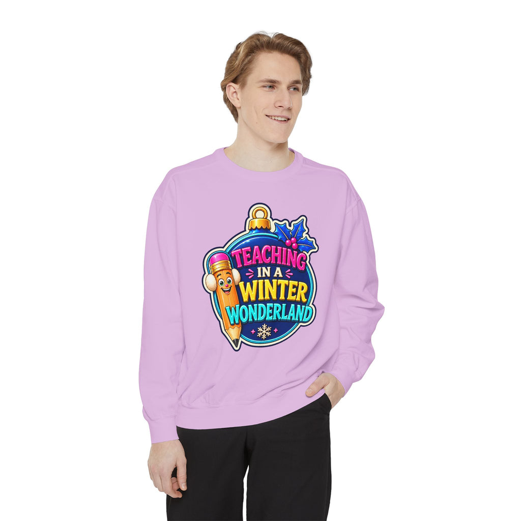 Teaching in a Winter Wonderland Christmas Sweatshirt