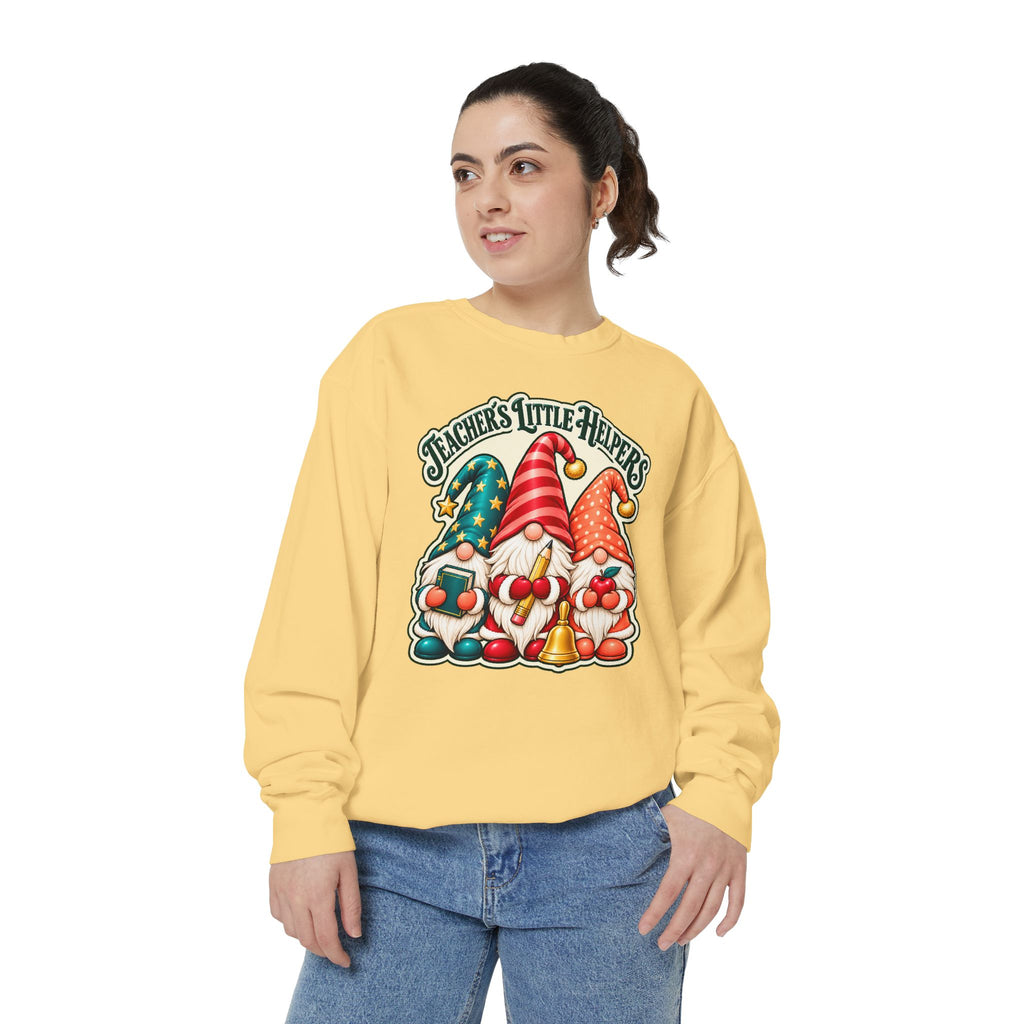 Teachers Little Helpers Gnome Christmas Sweatshirt
