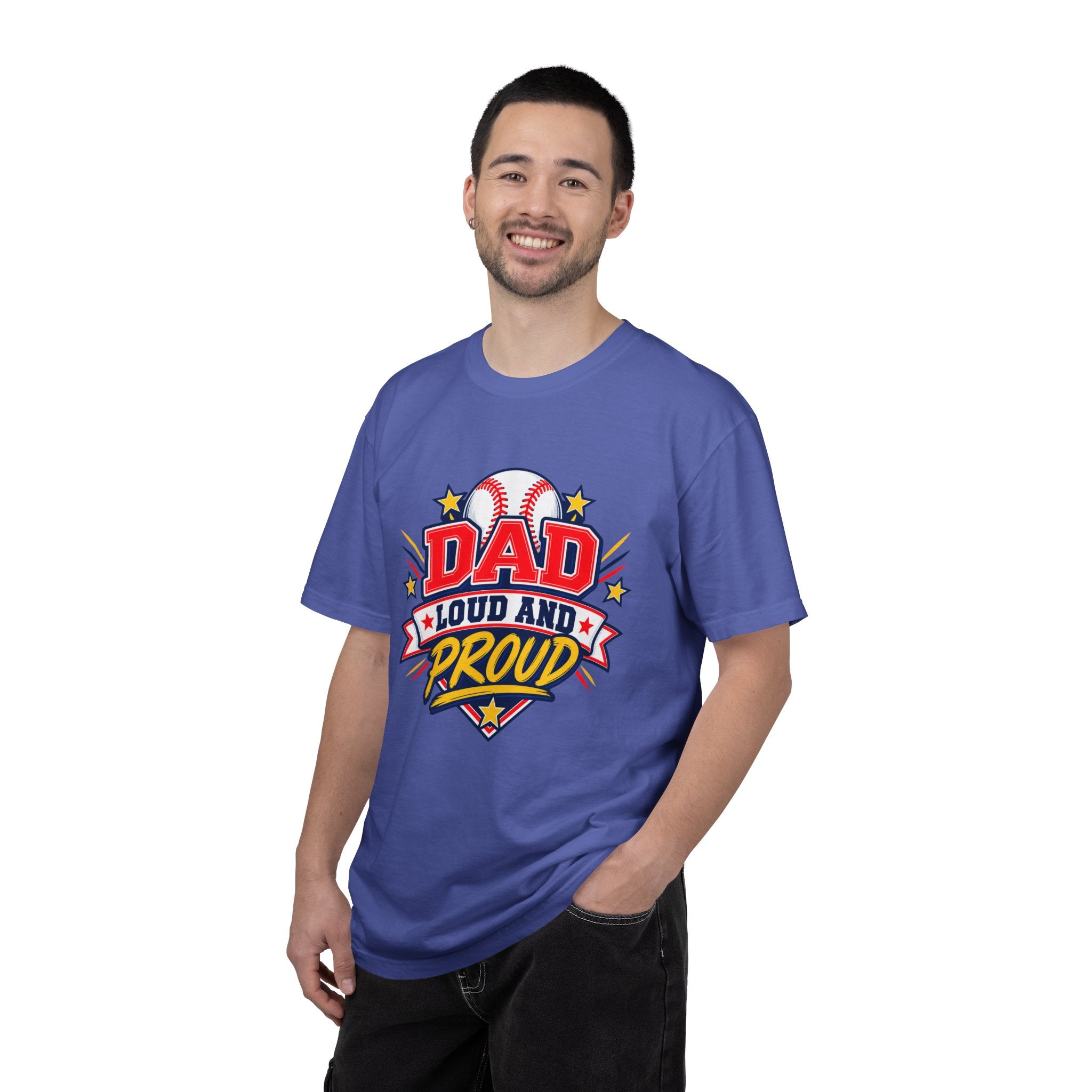 Baseball Dad Loud and Proud Comfort Colors® Tee ⚾️⭐