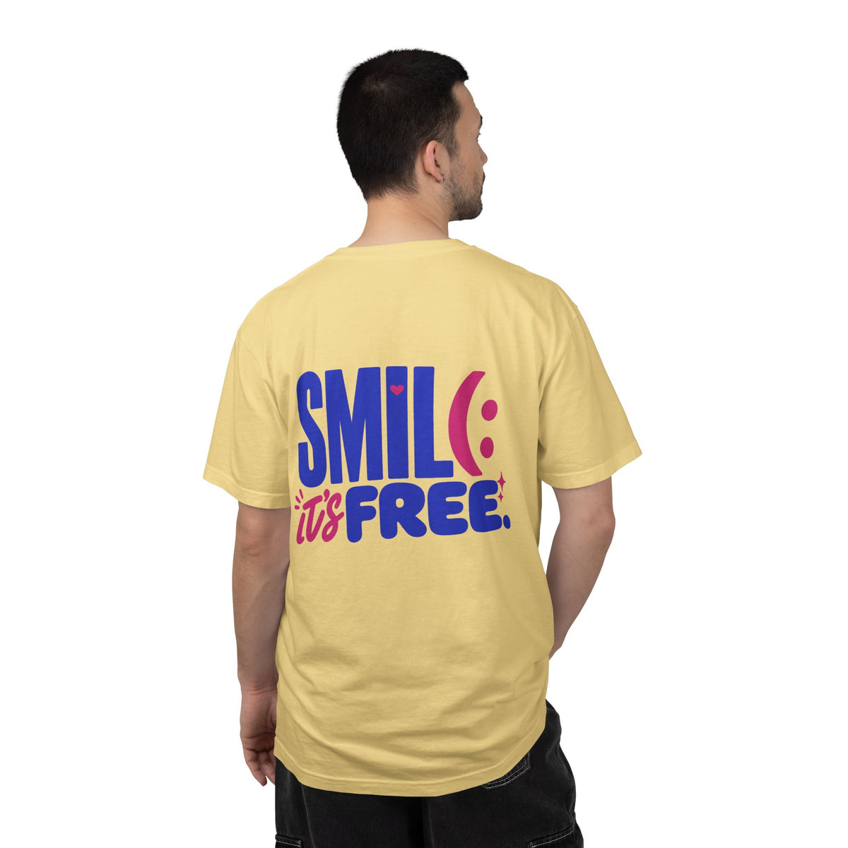 SMIL(: It’s Free Garment-Dyed Graphic Tee