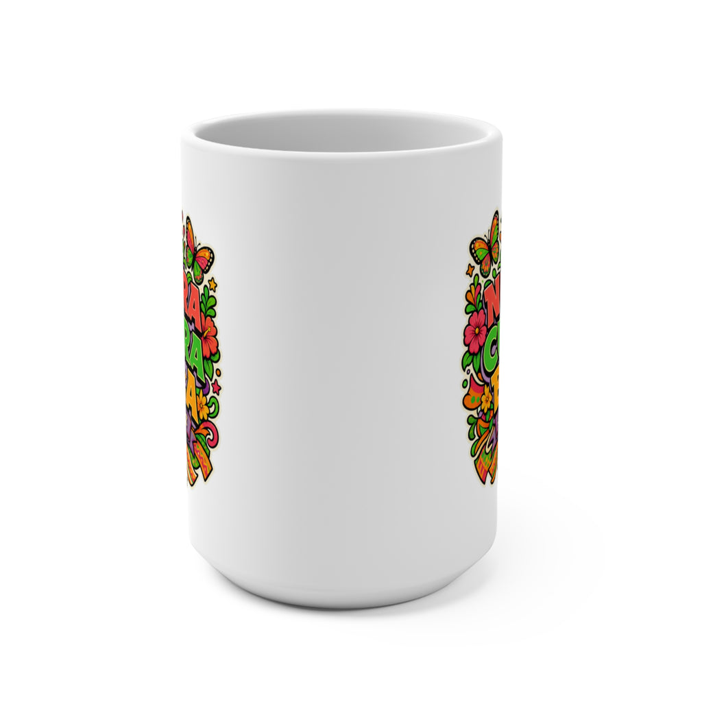 Nuestra Cultura Brilla Mug - Hispanic Heritage Coffee Cup - Latino Pride Gift - Juntos Somos Luz Ceramic Mug