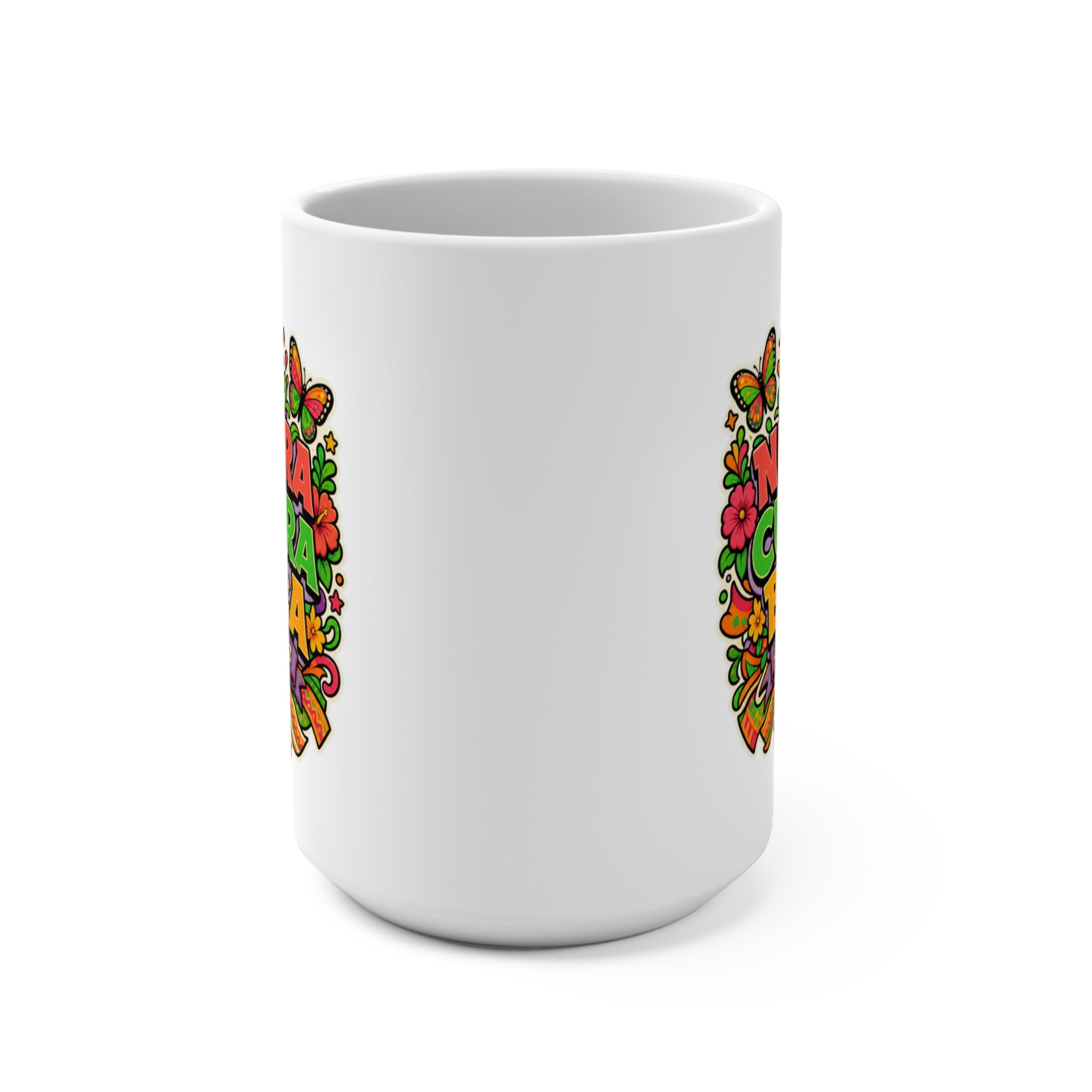 Nuestra Cultura Brilla Mug - Hispanic Heritage Coffee Cup - Latino Pride Gift - Juntos Somos Luz Ceramic Mug