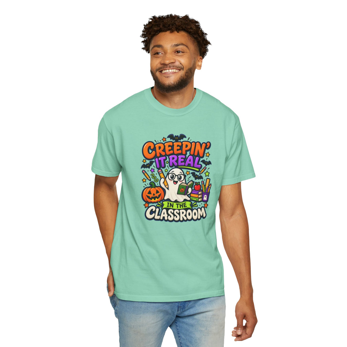Creepin' It Real in the Classroom Halloween T-Shirt