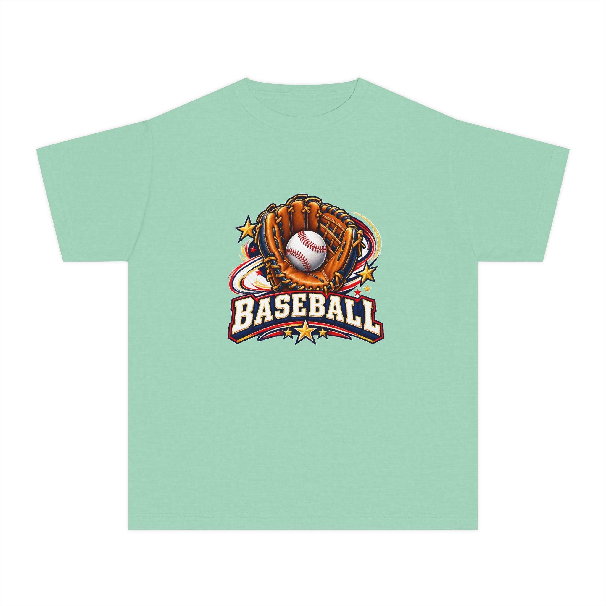 Vintage Baseball Glove Youth Comfort Colors® Tee ⚾