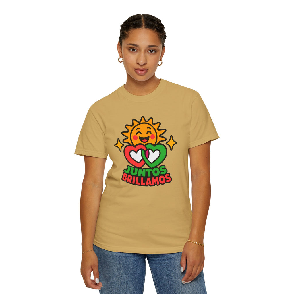 Juntos Brillamos Latino Heritage Heavyweight Tee ☀️❤️