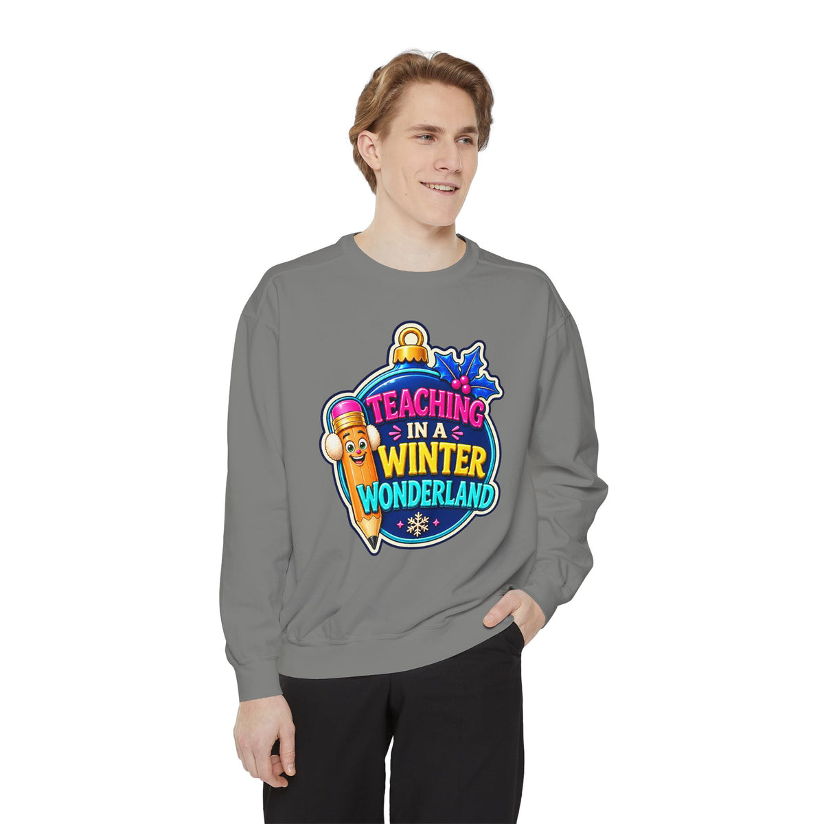 Teaching in a Winter Wonderland Christmas Sweatshirt