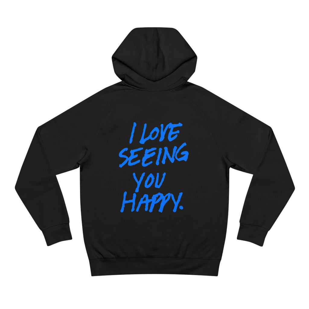 Hi Lovely Human Hoodie — "I Love Seeing You Happy" Cozy Positive Message Hoodie