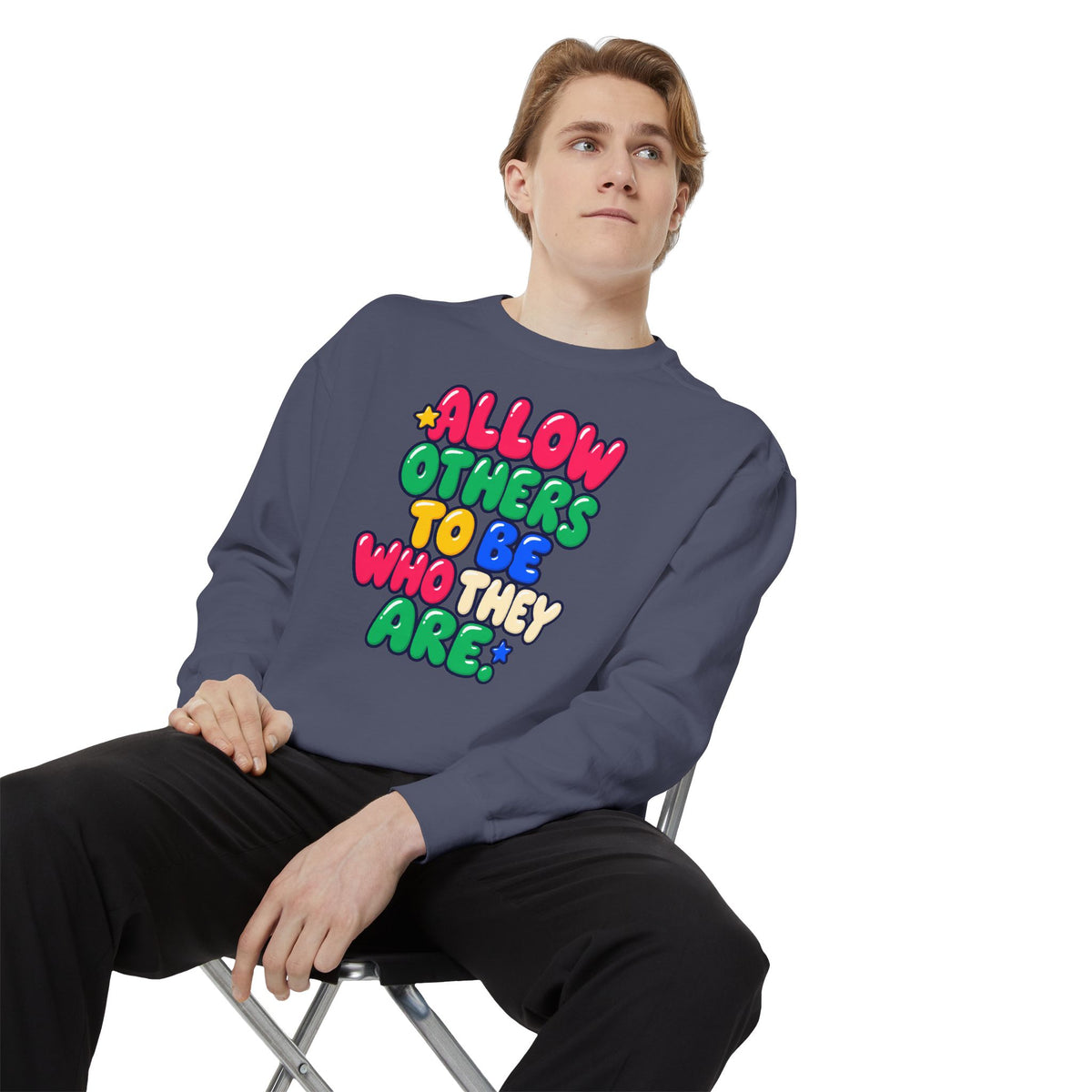 Allow Others to Be Who They Are Sweatshirt | Kindness & Acceptance Crewneck 🌼💛