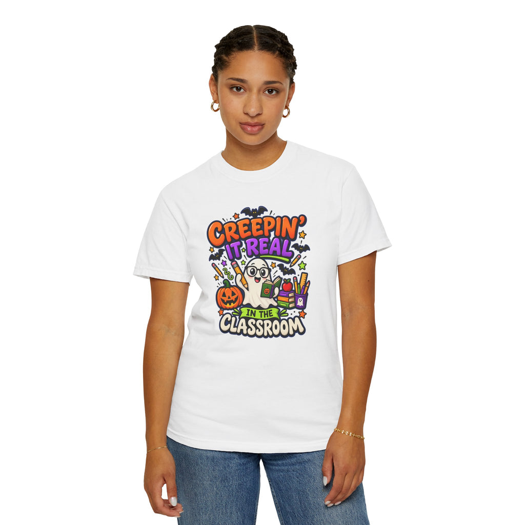 Creepin' It Real in the Classroom Halloween T-Shirt