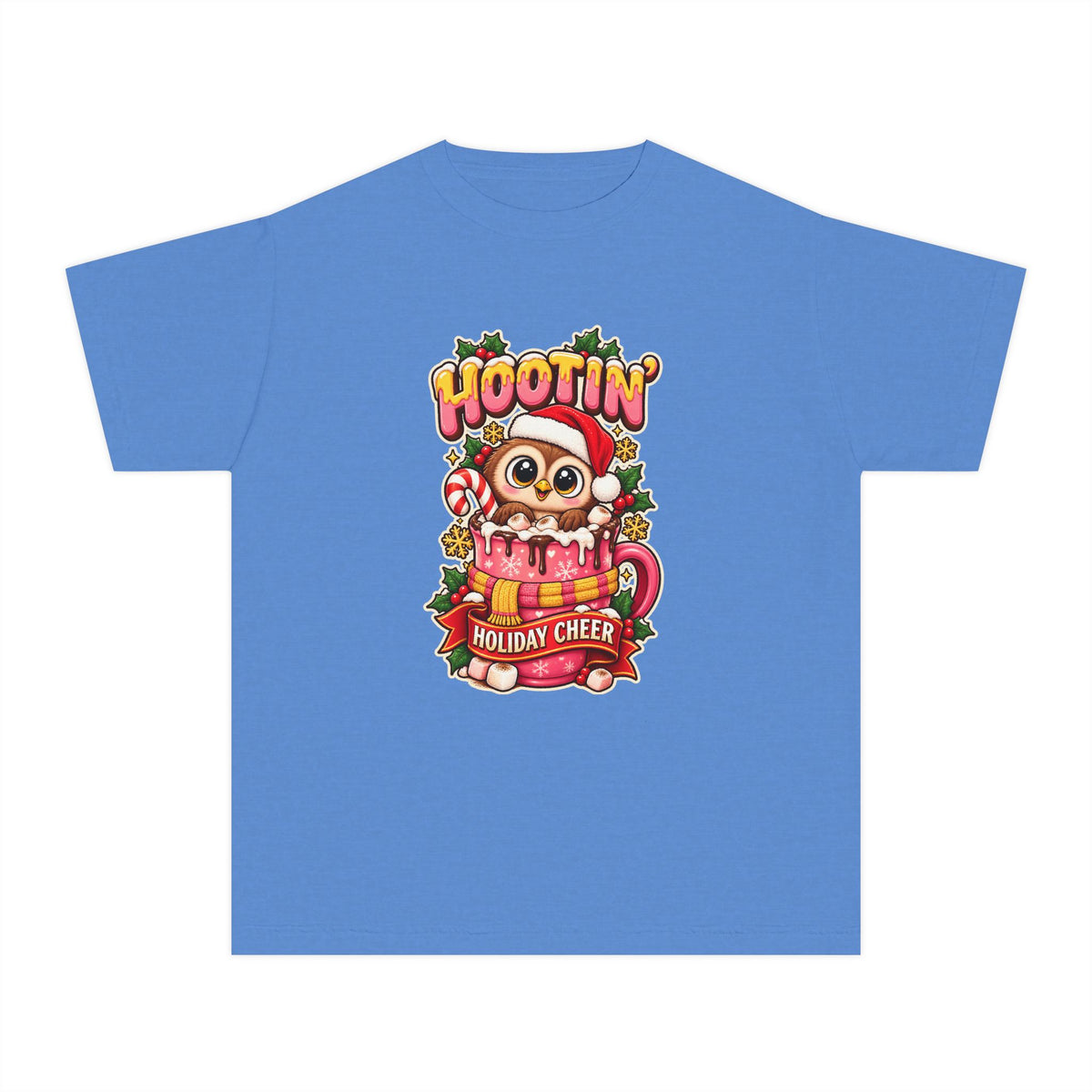 Hootin’ Christmas Cheer Youth Tee