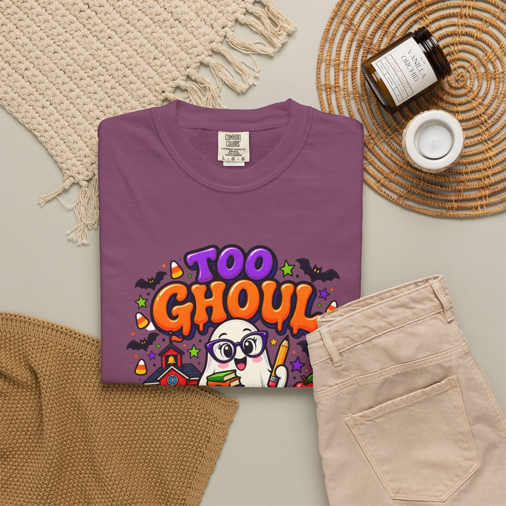 Too Ghoul for School T-Shirt — Cute Halloween Ghost Back-to-School Tee
