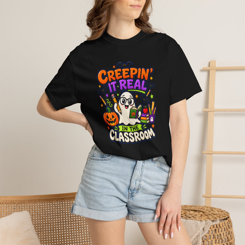 Creepin' It Real in the Classroom Halloween T-Shirt