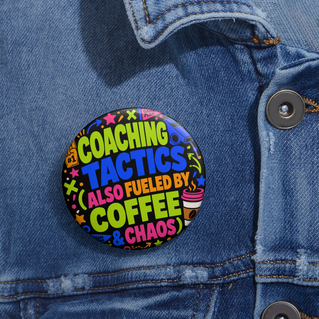 "Coaching Tactics Fueled by Coffee and Chaos" Badge
