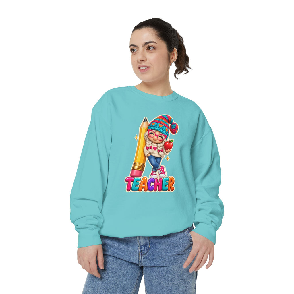 Gnome Teacher Classroom Christmas Holiday Sweatshirt