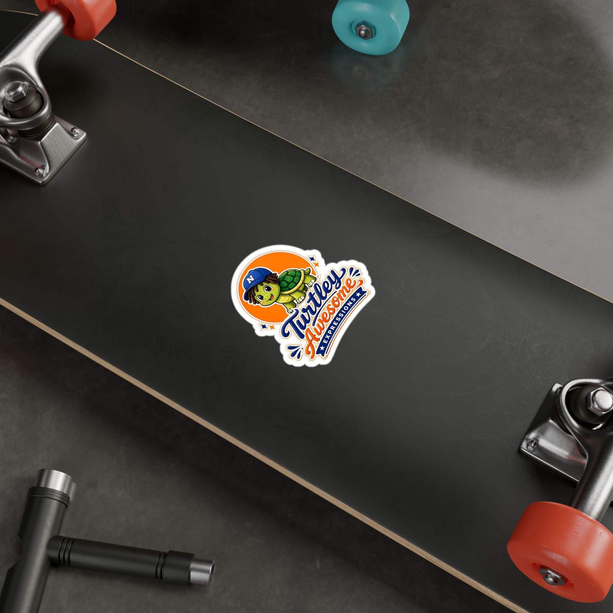 Turtley Awesome Expressions - Decal Vinyl Sticker for Laptops, Water Bottles and Car Windows
