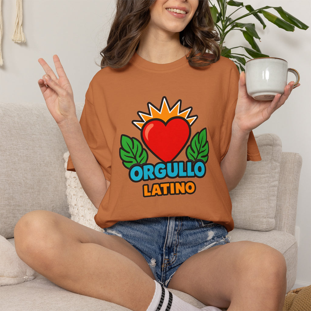 Orgullo Latino Heritage Heavyweight Tee ❤️🌿
