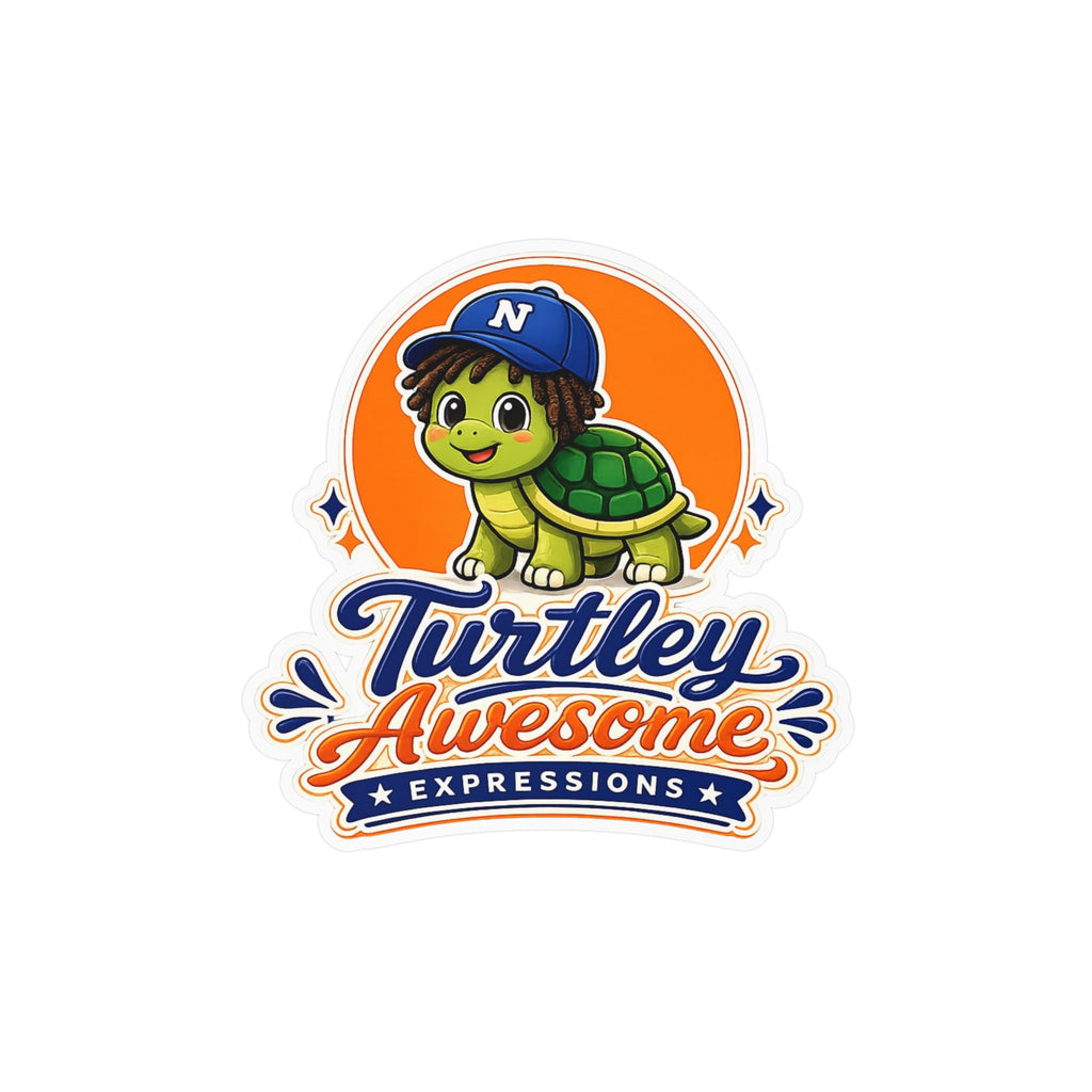 Turtley Awesome Expressions - Decal Vinyl Sticker for Laptops, Water Bottles and Car Windows