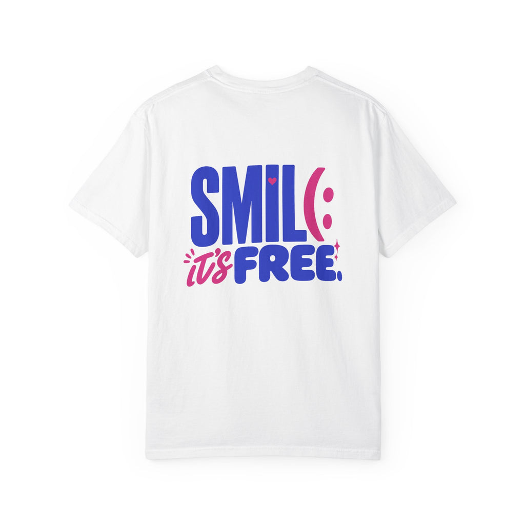 SMIL(: It’s Free Garment-Dyed Graphic Tee