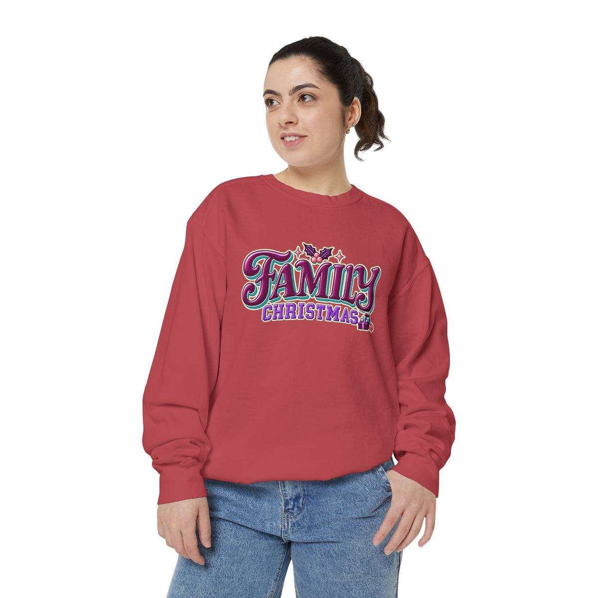 Family Christmas Retro Holiday Sweatshirt