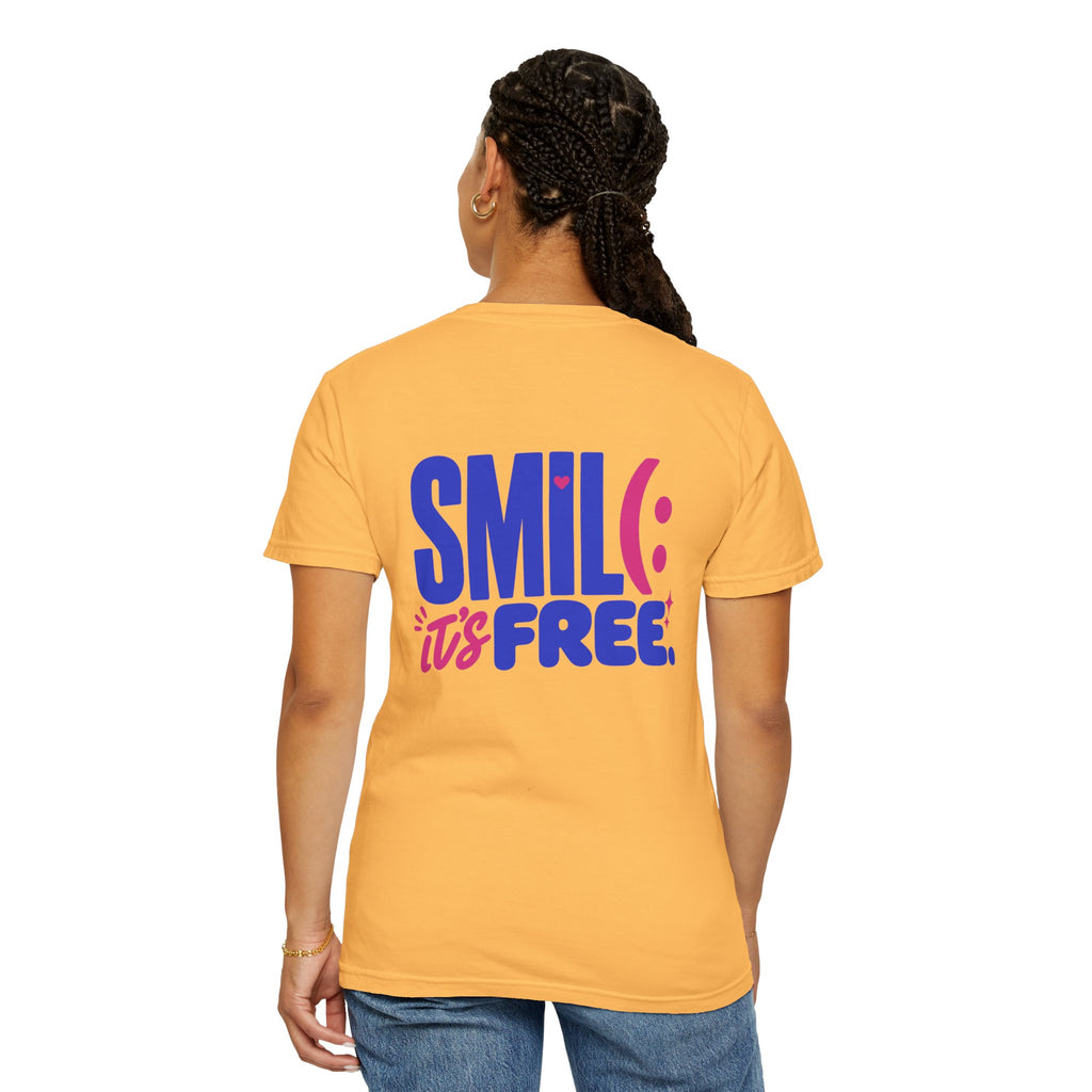 SMIL(: It’s Free Garment-Dyed Graphic Tee