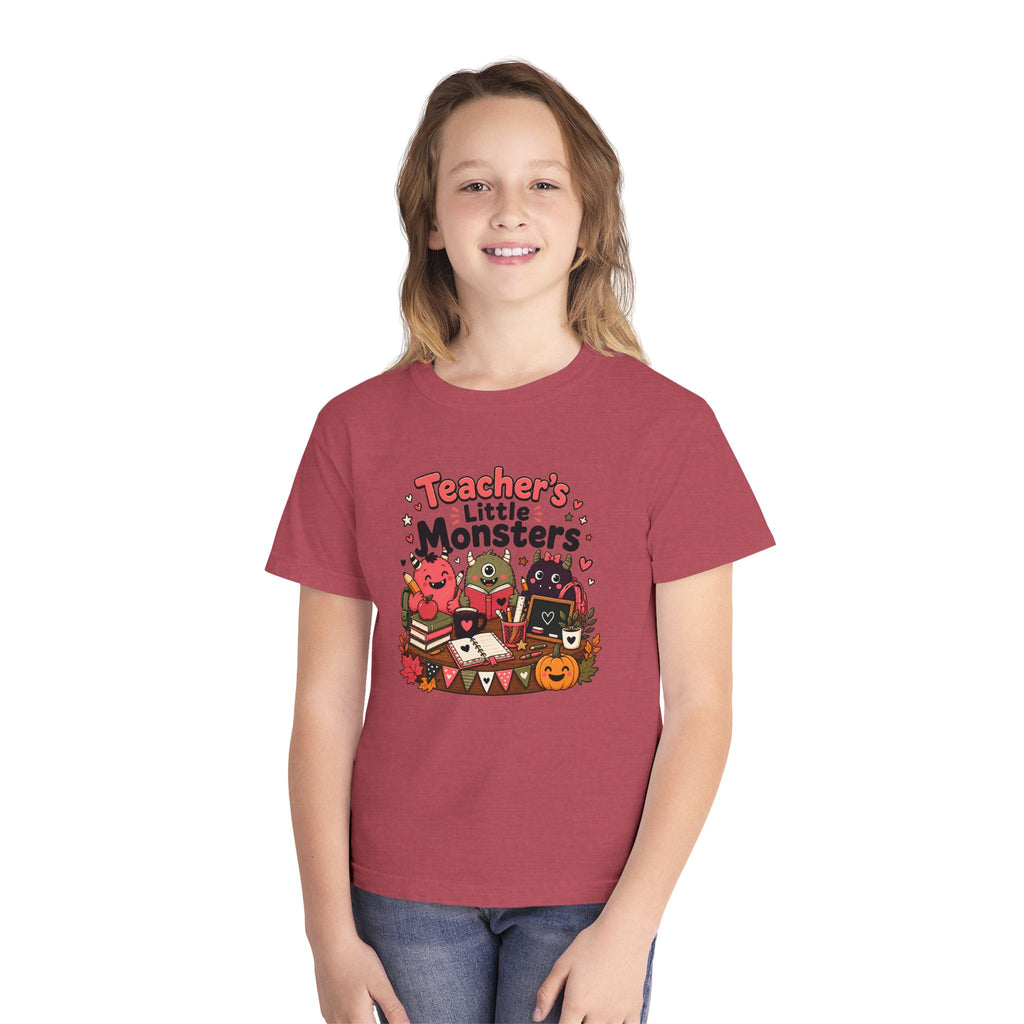 Teacher’s Little Monsters Youth Retro Tee 🍎📚