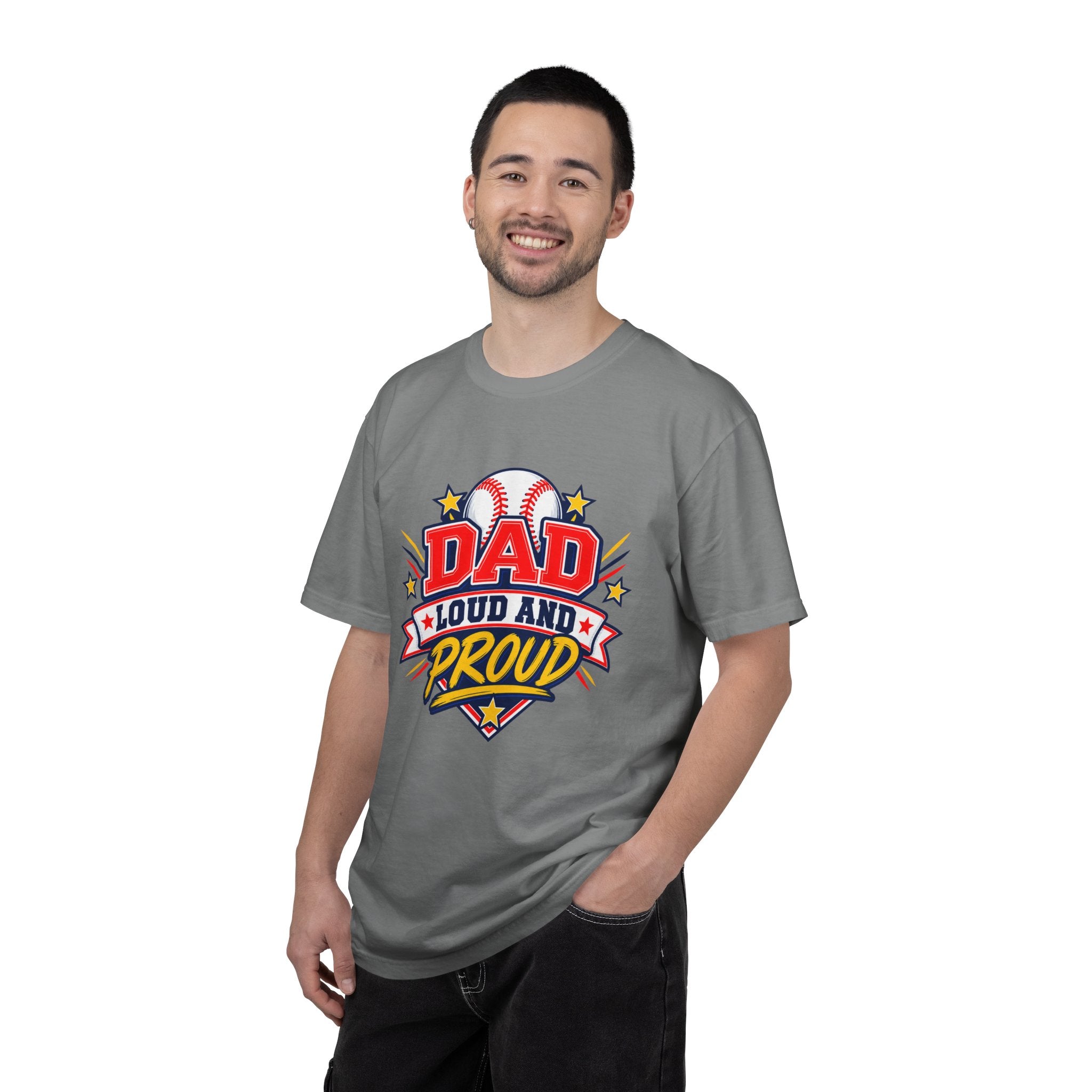 Baseball Dad Loud and Proud Comfort Colors® Tee ⚾️⭐