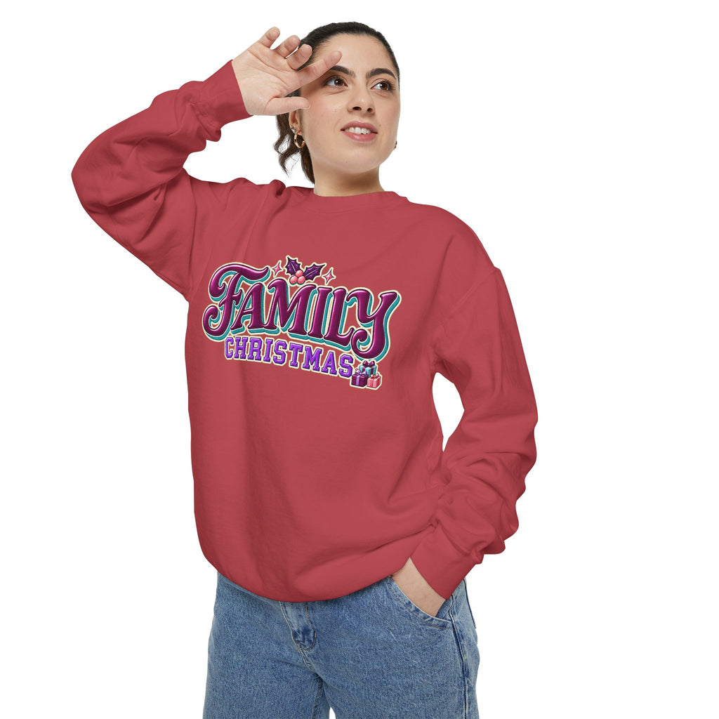 Family Christmas Retro Holiday Sweatshirt