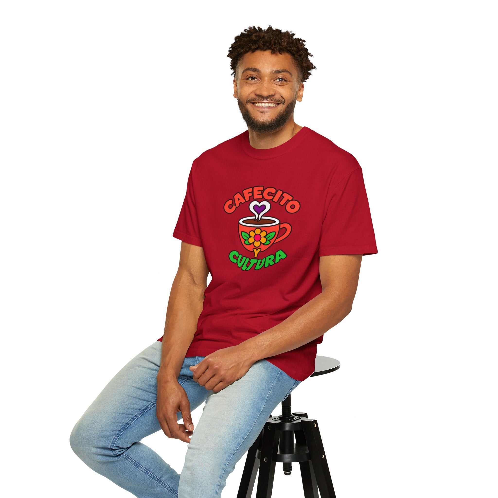 Cafecito Y Cultura Heavyweight Tee ☕🌼