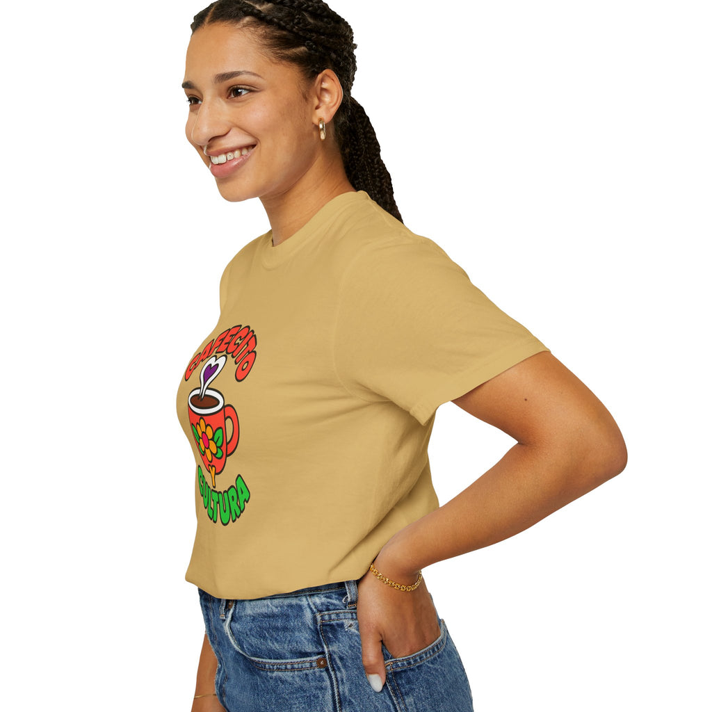 Cafecito Y Cultura Heavyweight Tee ☕🌼